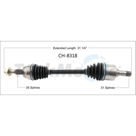 Surtrack Axle Cv Axle Shaft, CH-8318 CH-8318